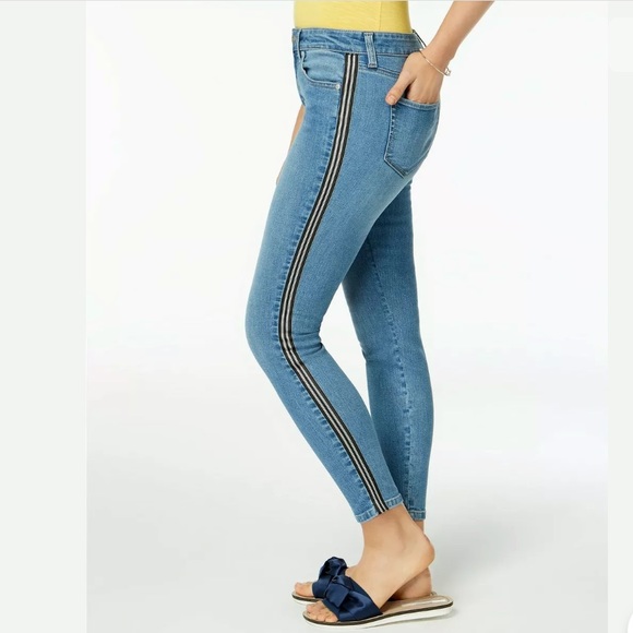 Maison Jules Denim - 🔥MAISON JULES🔥RACING-STRIPE DENIM SKINNY BLUE JEANS SIZE 29 NWT